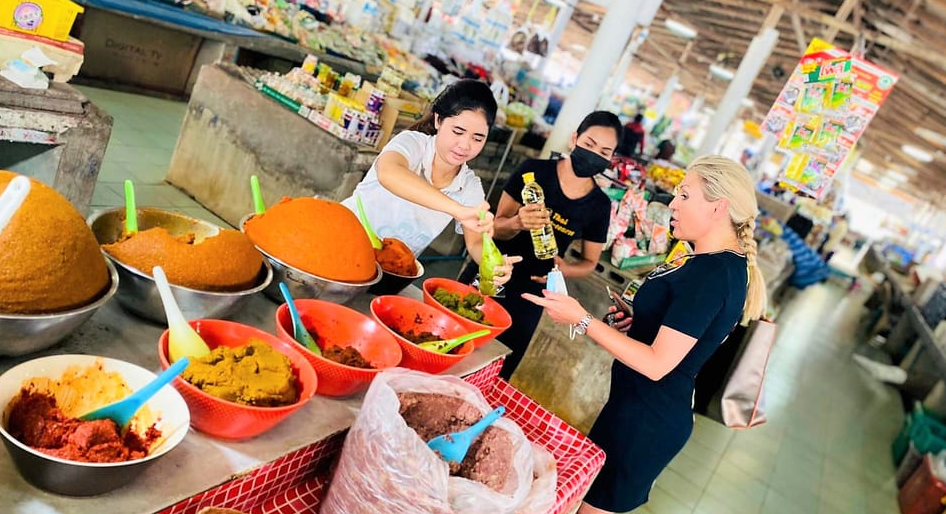 cours de cuisine à khao lak marché